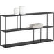 Eiffel Black Low Bookcase, Large